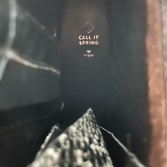 Call It Spring Black and Gray Lace Up Boots - Picture 8 of 10